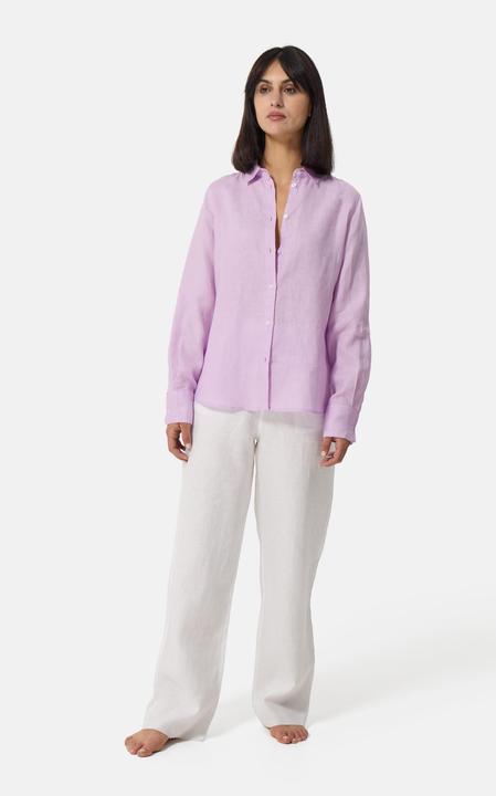 Image du produit Cash-Mere Chemise en lin à manches longues (L)