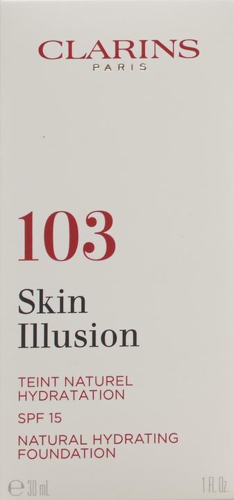 Actual product image Clarins Skin Illusion SPF15 No. 103 - Ivory (No. 103 - Ivory)