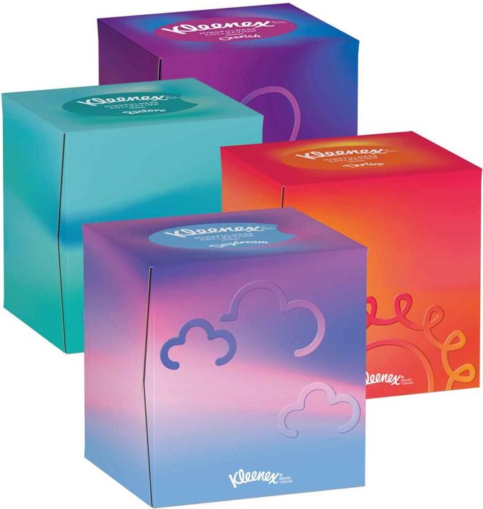 Produktbild Kleenex Collection Kosmetiktücher Würfel Trio