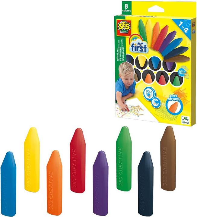Productafbeelding Ses Mijn eerste krijtjes (veelkleurig, 8 x)