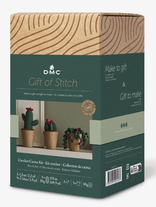 Image du produit DMC Cadeau de Stitch Crochet Set Amigurumi Cactus