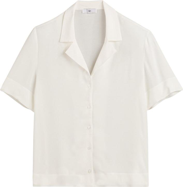 Image du produit La Redoute Collections Blouse à manches courtes avec col à revers (42)