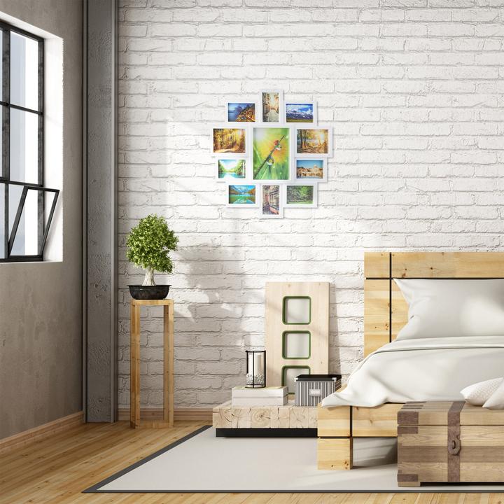 Immagine prodotto Relaxdays Cornice multipla per collage di 11 foto (10 x 15 cm, 13 x 18 cm)