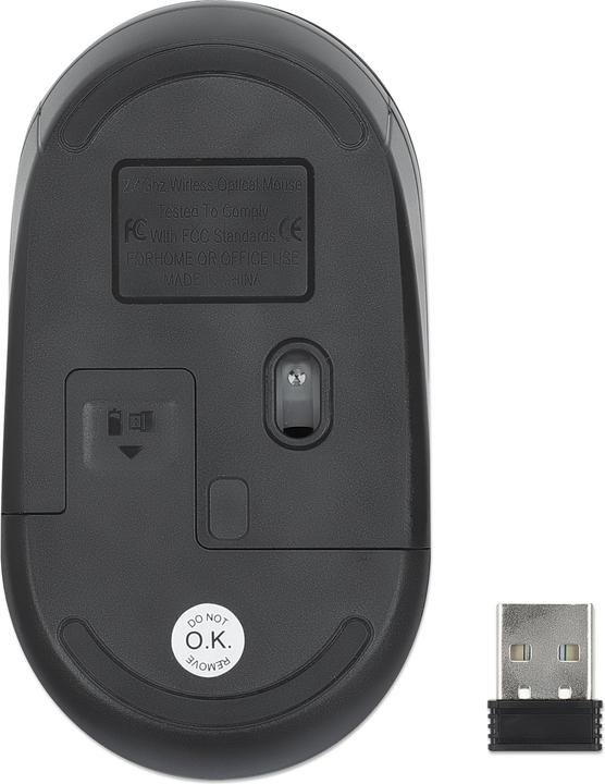 Produktbild Manhattan Performance III Optische Wireless USB-Funkmaus (Kabellos)