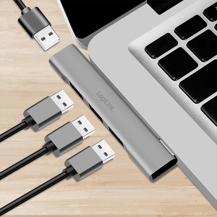 Produktbild LogiLink UA0436 (USB-A, 4 Ports)
