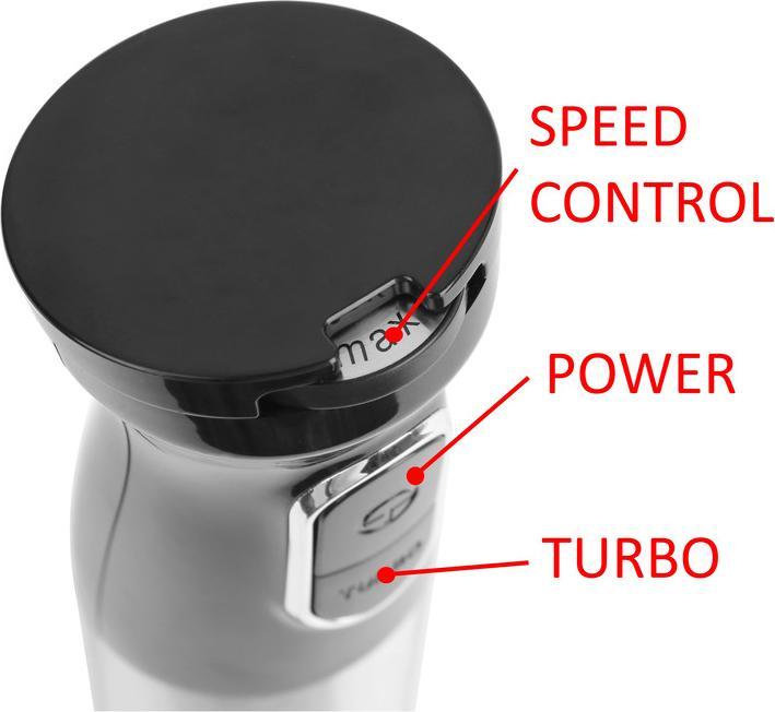 Produktbild Emerio HB-132381 Stabmixer 1000 W BPA-frei, stufenlose Geschwindigkeitseinstellu