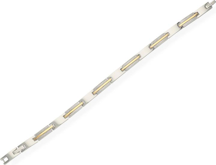 PVD yellow gold, Silver