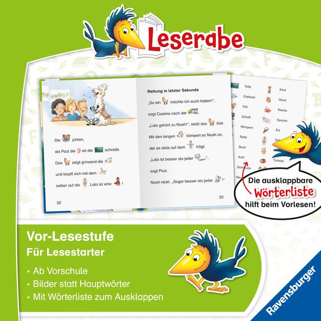 Produktbild Ravensburger Leserabe - Vor-Lesestufe: Lala, das labernde Lama (Deutsch, Alexandra Fischer-Hunold, 2023)