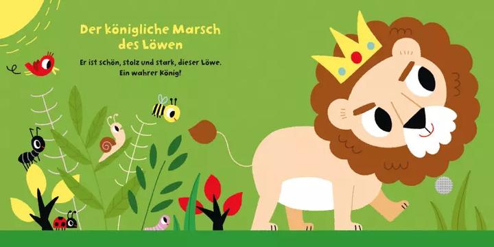 Immagine prodotto Sentite "Il carnevale degli animali"? (libro sonoro) (Tedesco, Billetta marionetta)