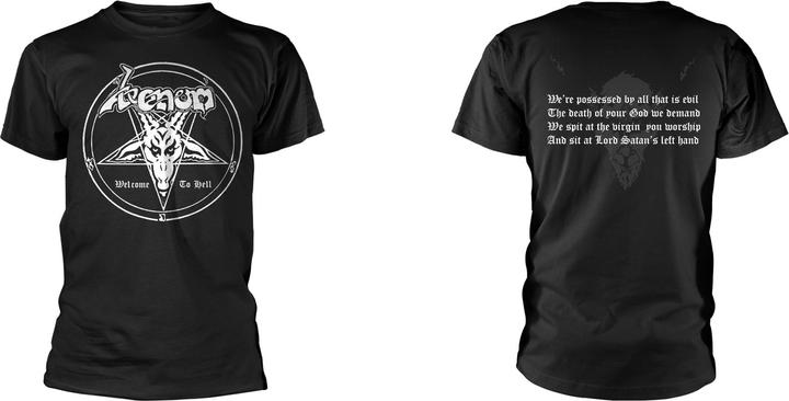 Venom Welcome To Hell White Print