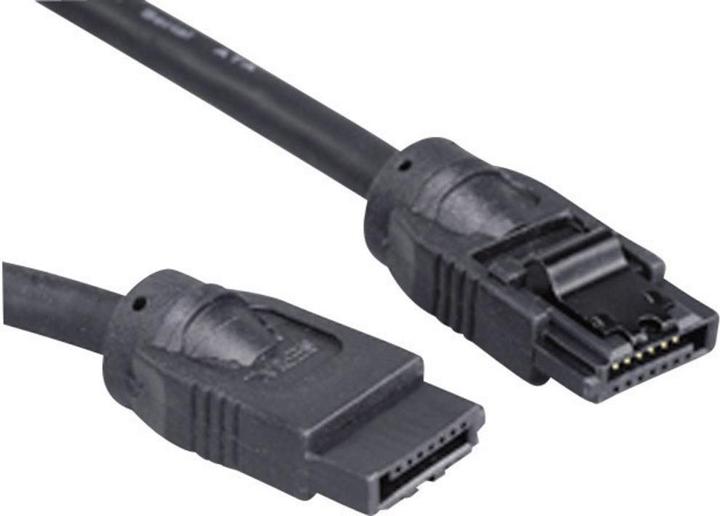 Image du produit Akasa Câble SATA-3 100cm - black (100 cm)