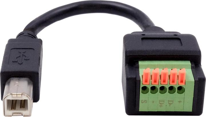 Actual product image Exsys USB-B Terminal Block Adapter (20 Pin Terminal Block, 15 cm)