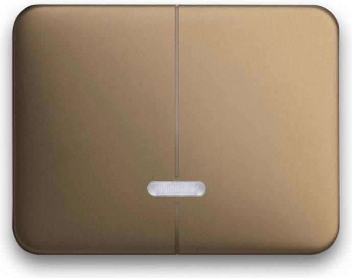 Produktbild Busch-Jaeger alpha nea Dimmer-Abdeckung 6545-21 für Memory-Serien bronze