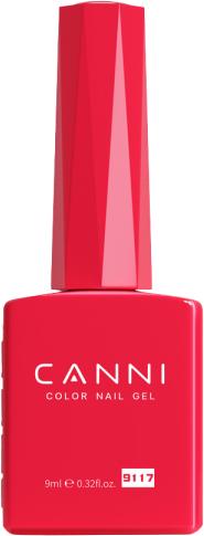 Actual product image Canni Gel lacquer 9117 UV/LED (Strawberry red, UV gel varnish)