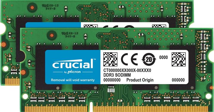Crucial Laptop Memory (2 x 4GB, 1600 MHz, DDR3L-RAM, SO-DIMM)