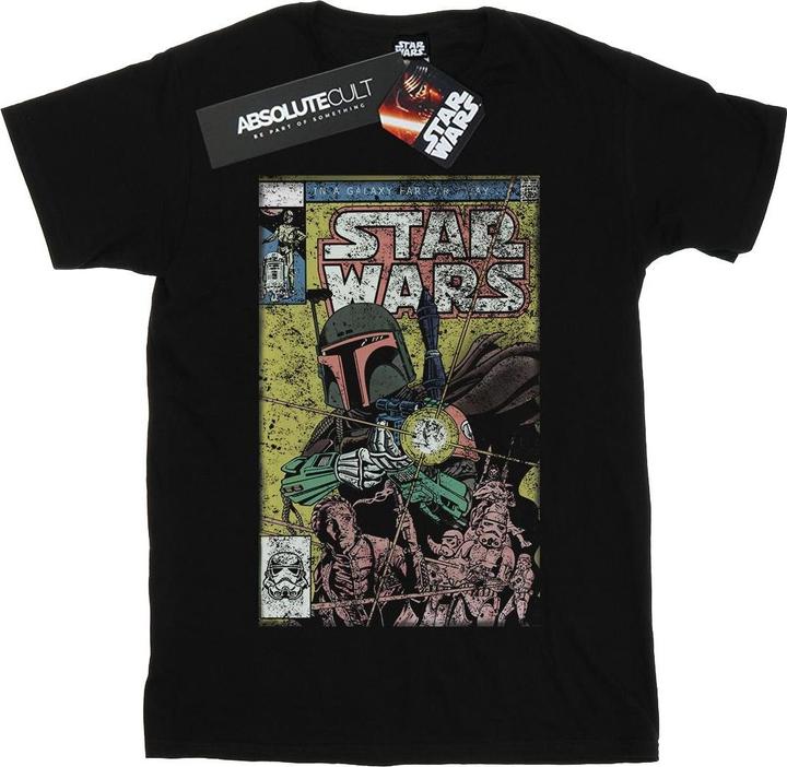 Immagine prodotto Star Wars Boba Fett Comic Maglietta Ragazze (140, 146)