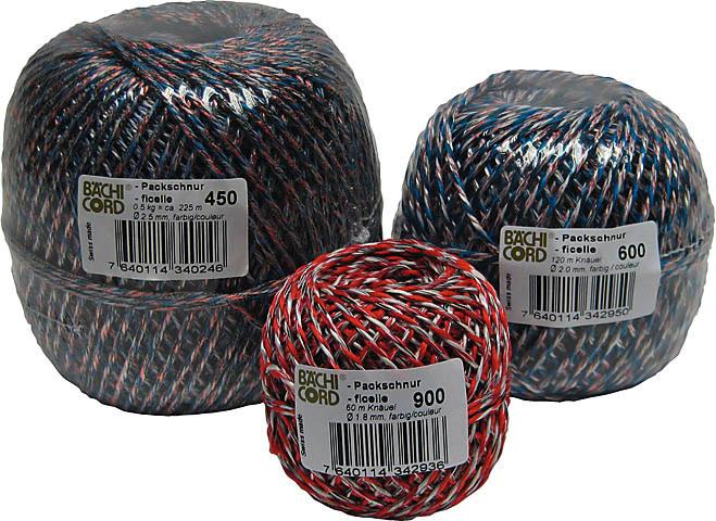Bächi-Cord Recycling-Packschnüre - farbig (1 Stück)