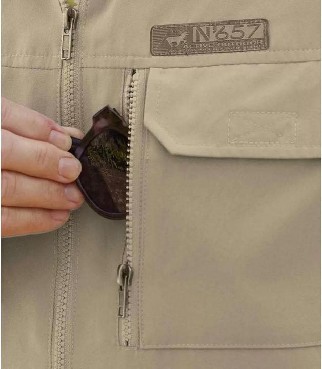 Produktbild Atlas For Men ReporterWeste mit RV und vielen Taschen (M)