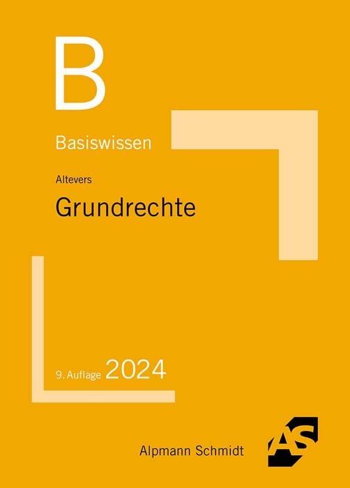 Actual product image Basiswissen Grundrechte (German, Ralf Altevers, 2023)
