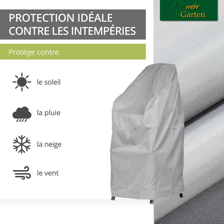 Actual product image Mehr Garten Protect protective cover stacking chair