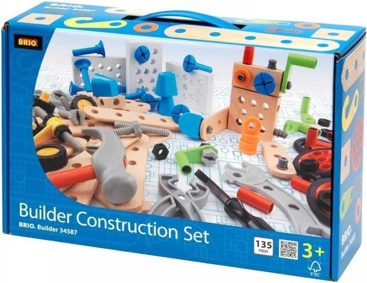 Actual product image Brio Wood construction toy Builder box 135 pcs.