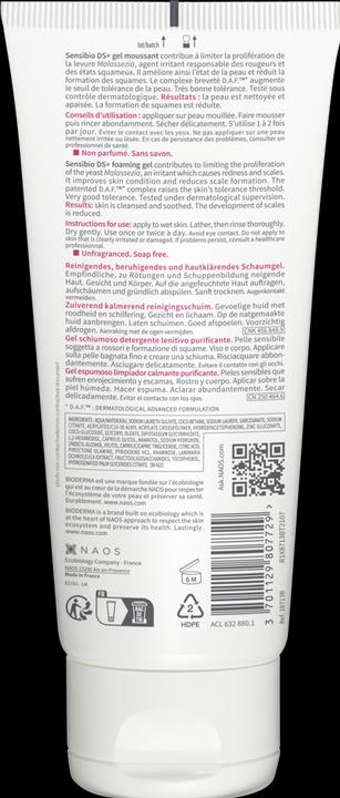 Bioderma Sensibio DS+ gel moussant Gel (Gel, 200 ml)
