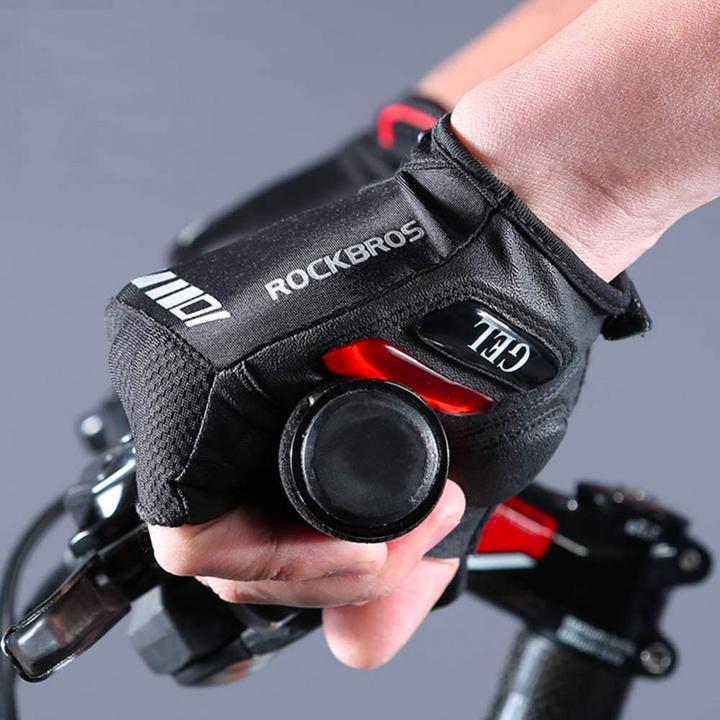 Produktbild Rockbros S143-BK XL cycling gloves with gel inserts - black (XL)