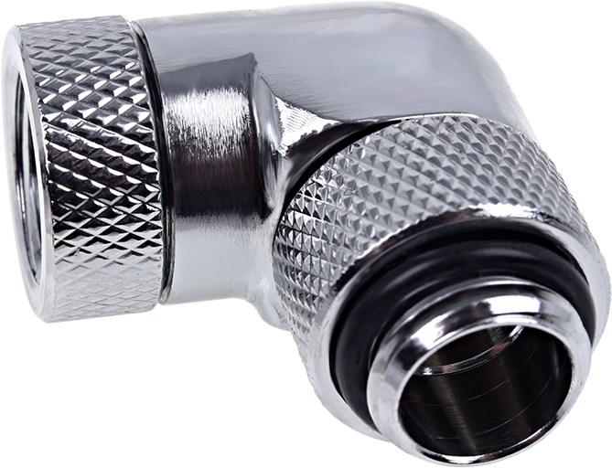 Image du produit Alphacool Adaptateur d'angle de glaçon pivotant à 90° G1/4 AG à G1/4 IG