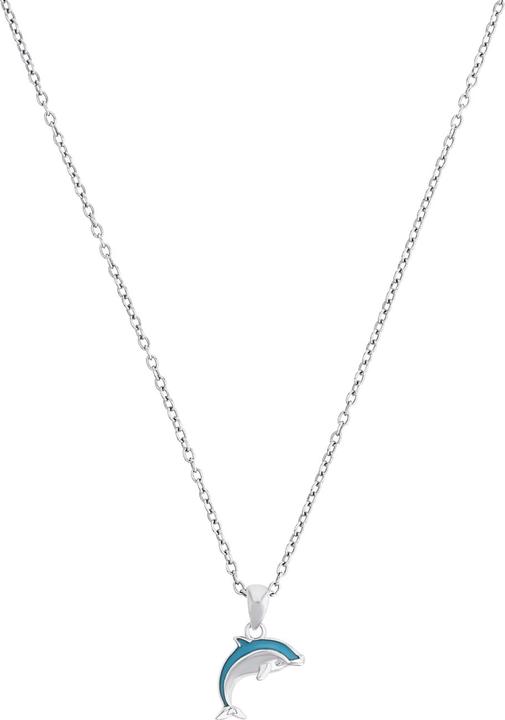 Prinzessin Lillifee Halsschmuck für Mädchen, 925 Sterling Silber, Zirkonia synth. | Delphin (Silber 925)