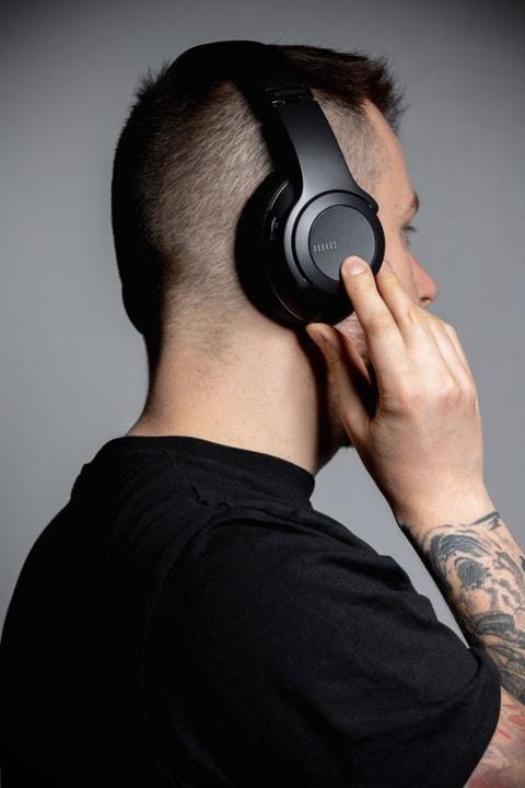 Image du produit Doqaus Casque filaire sans fil bluetooth VOGUE 9 2in1 noir (18 h, Sans fil)