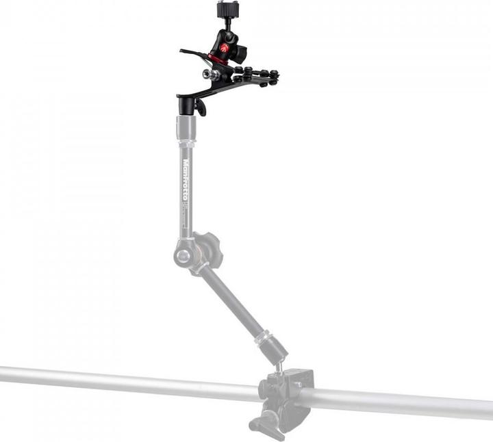 Produktbild Manfrotto Spring Clamp, Universalklammer Cold Shoe mit Kugelkopf und Blitzschuh (Stativ Fernsteuerung)