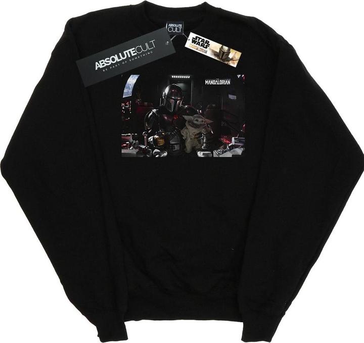 Immagine prodotto Star Wars The Mandalorian Mando And Co-Pilot Felpa Uomo (XL)