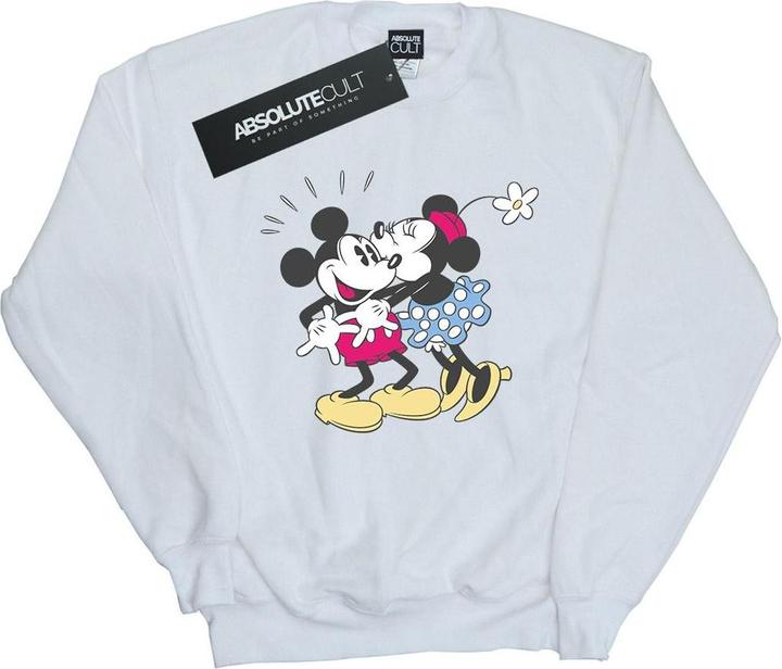Actual product image Disney Mens Mickey And Minnie Mouse Kiss Sweatshirt (L)