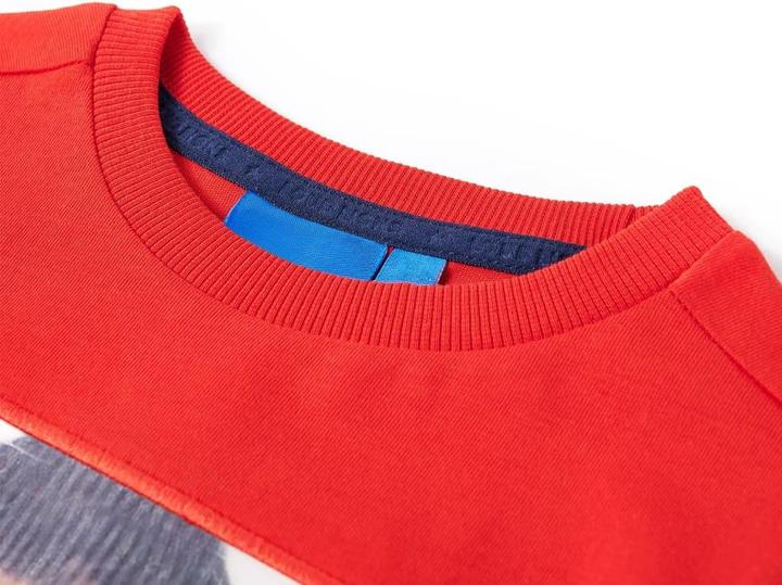 Produktbild VidaXL Kinder-Langarmshirt Rot 140,Material: 100 % Baumwolle,Farbe (140)