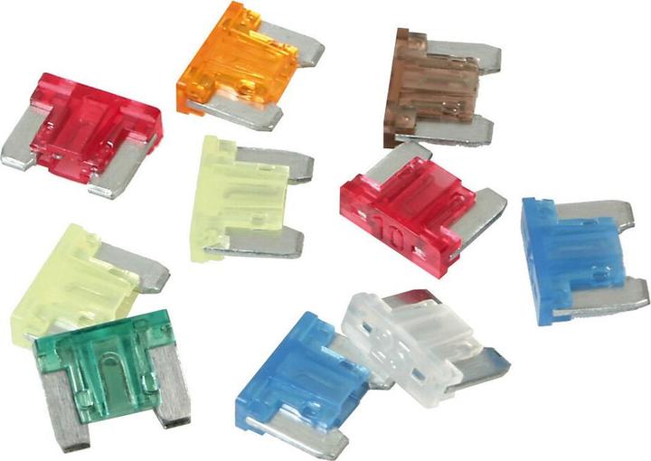 Actual product image Lampa Set of 10 assorted micro-blade fuses low profile 12/32V