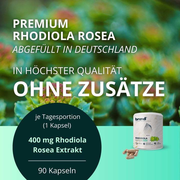 Produktbild Brandl-Nutrition Rhodiola Rosea Extrakt (1 Stück, Kapseln, 50 g)