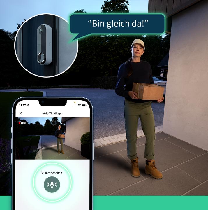 Actual product image Arlo Video Doorbell 2K + Chime Bundle (Wi-Fi)
