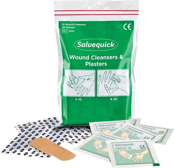 Produktbild Cederroth Wundreiniger und Pflaster Salvequick (First Aid Kit)