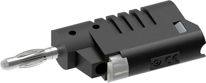 Image du produit Electro PJP 1087-CD1-N Fiche banane mâle, droite Ø de la broche : 4 mm noir 1 pc