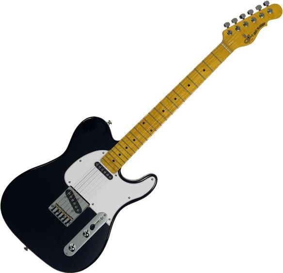Actual product image G&L GL Guitars Electric Guitar ASAT Classic Tribute Series Black (Electric guitar, Swamp ash, Chrome hardware, Maple, Nickel)