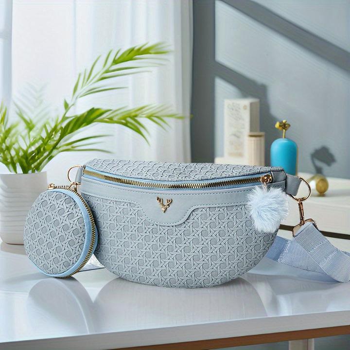 Produktbild Only-Bags.Store Zweiteiliges Hirschdekor Modische Brusttasche Crossbody Bag Set