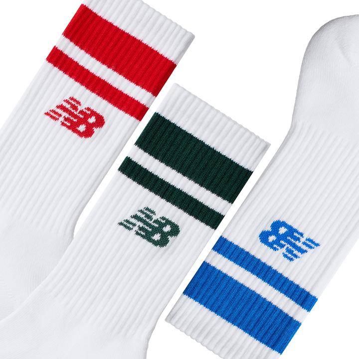 Produktbild New Balance Everyday Stripe Midcalf 3 Pack (3er Pack, XL)