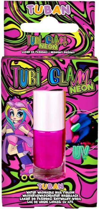 Produktbild Tuban Tubi Glam Nagellack – Neonrosa 5 ml (Neonrosa)