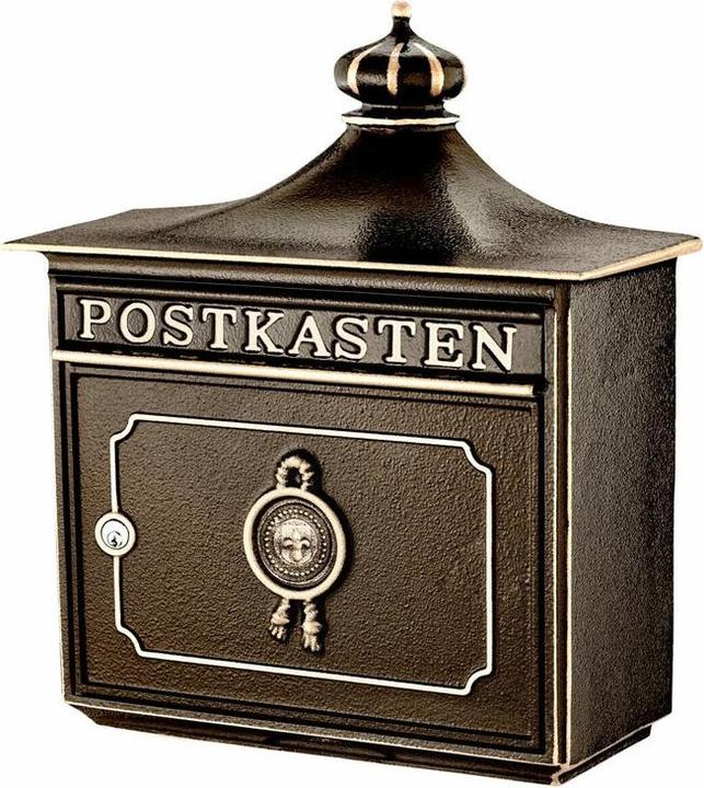 Produktbild Burg Wächter Briefkasten Metall BxHxT 480/425/180 mm Bordeaux 1895 bronze
