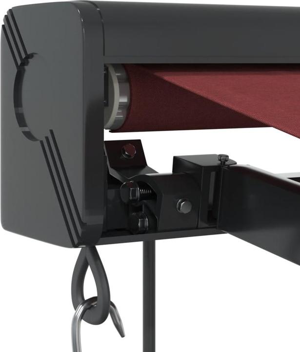 Actual product image VidaXL Markise Gelenkarmmarkise Sonnenmarkise Automatisch Burgunderrot 450x300cm (4.50 m)