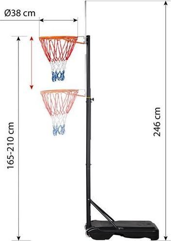 Actual product image Nils Zdk018 Basketball Hoop