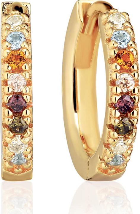 Sif Jakobs Ellera SJ-E1066-XCZ(YG) Timeless Cubic Zirconia Rings - Diameter: 1.4 cm (925er Silber)