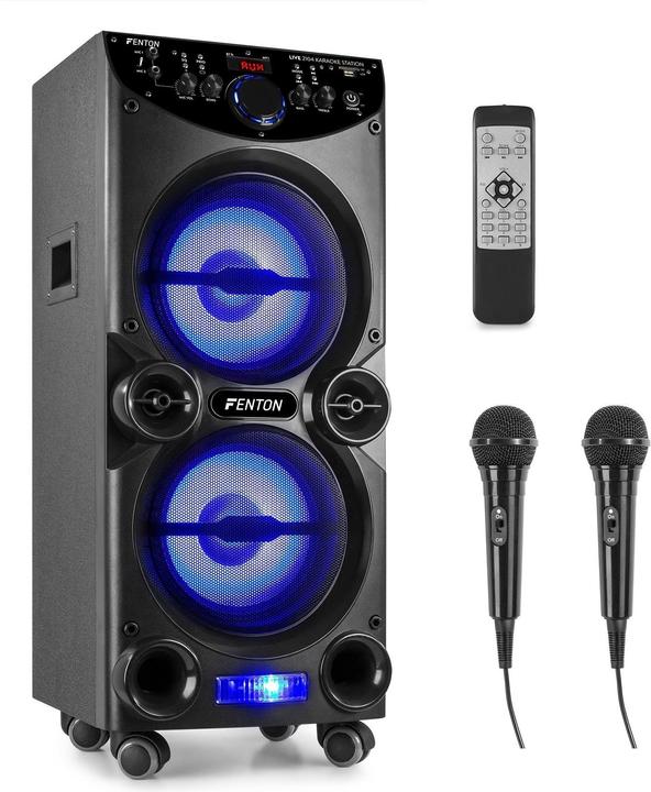 Fenton Speaker LIVE2104 Karaoke Machine Black (Active, 1x 400 W)