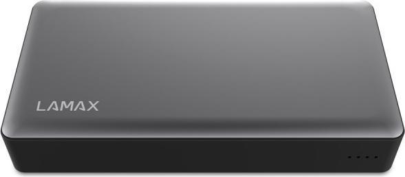 Produktbild Lamax LM20000FC Powerbank Lithium Polymer (LiPo) 20000 mAh Grau (20000 mAh, 5 W, 74 Wh)