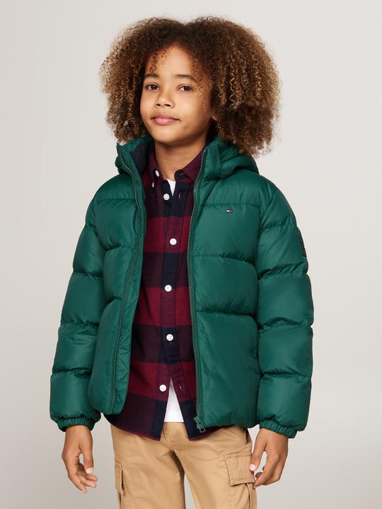 Produktbild Tommy Hilfiger Kids Essential Dons Jas - Groen - Boys - 16 jaar (16)